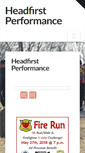 Mobile Screenshot of headfirstperformance.com